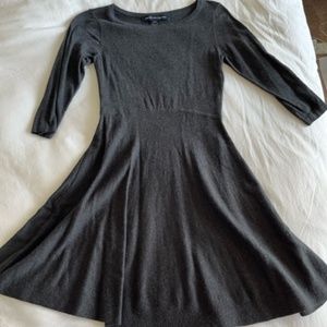 French Connection Gray Sweater Dress